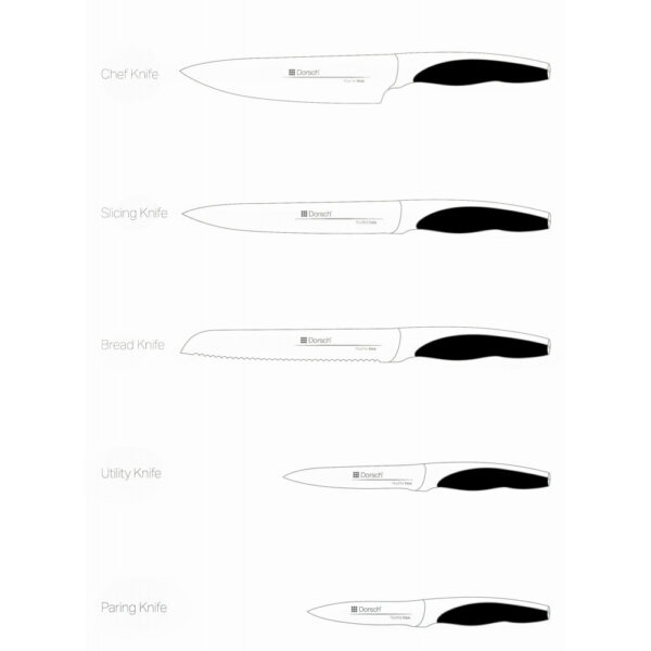 Curve Knivset - 6 delar