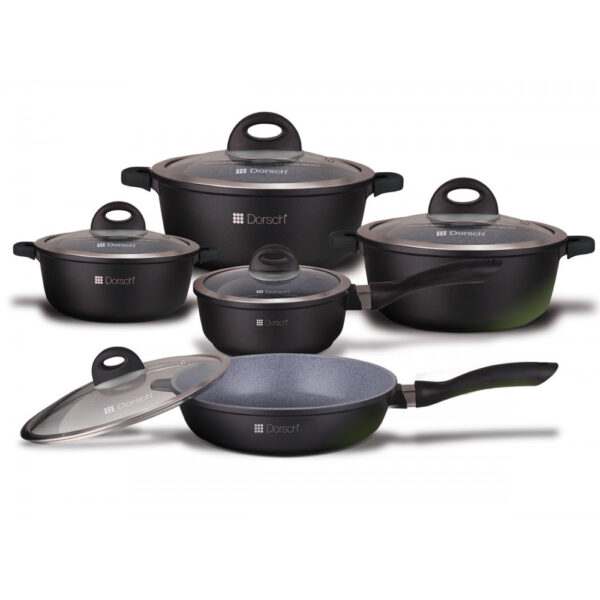 Ceramic Cookware Set - 5 Pcs