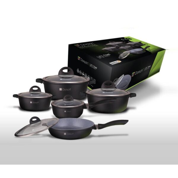 Ceramic Cookware Set - 5 Pcs