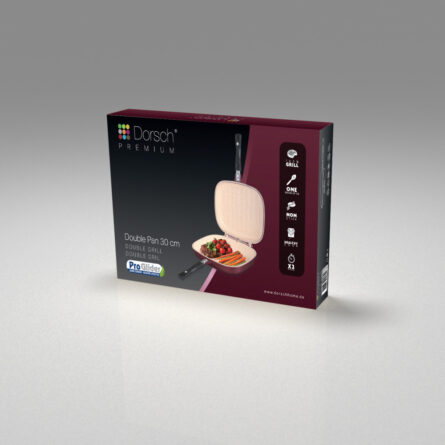 Dobbeltsidet Grillpande - 30 cm – Premium - Billede 5