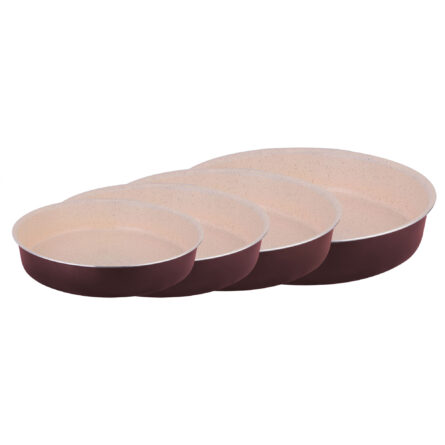 Premium Rund Ovnfast Fadsæt – 4 dele - Billede 1